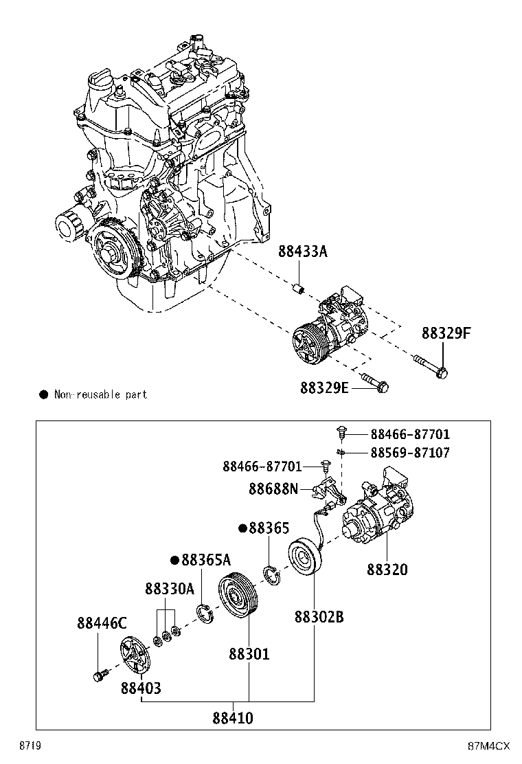 88320-BZ170 COMPRESSOR ASSY, COOLER product image