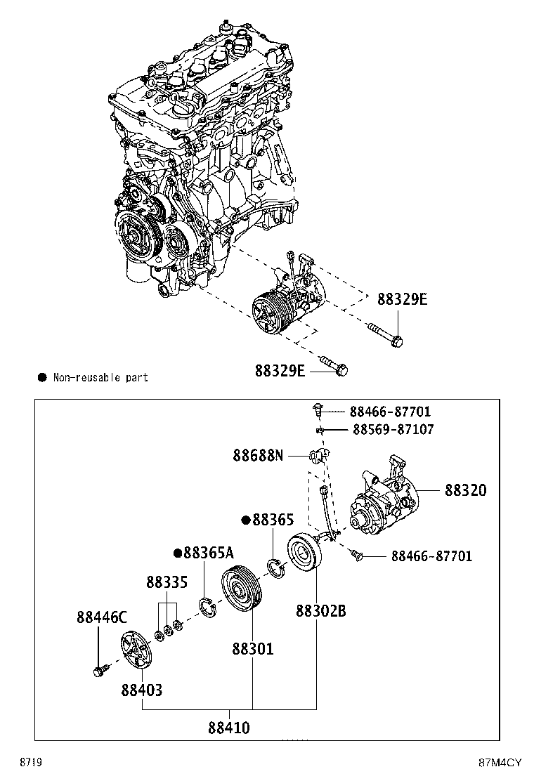88320-BZ170 COMPRESSOR ASSY, COOLER product image