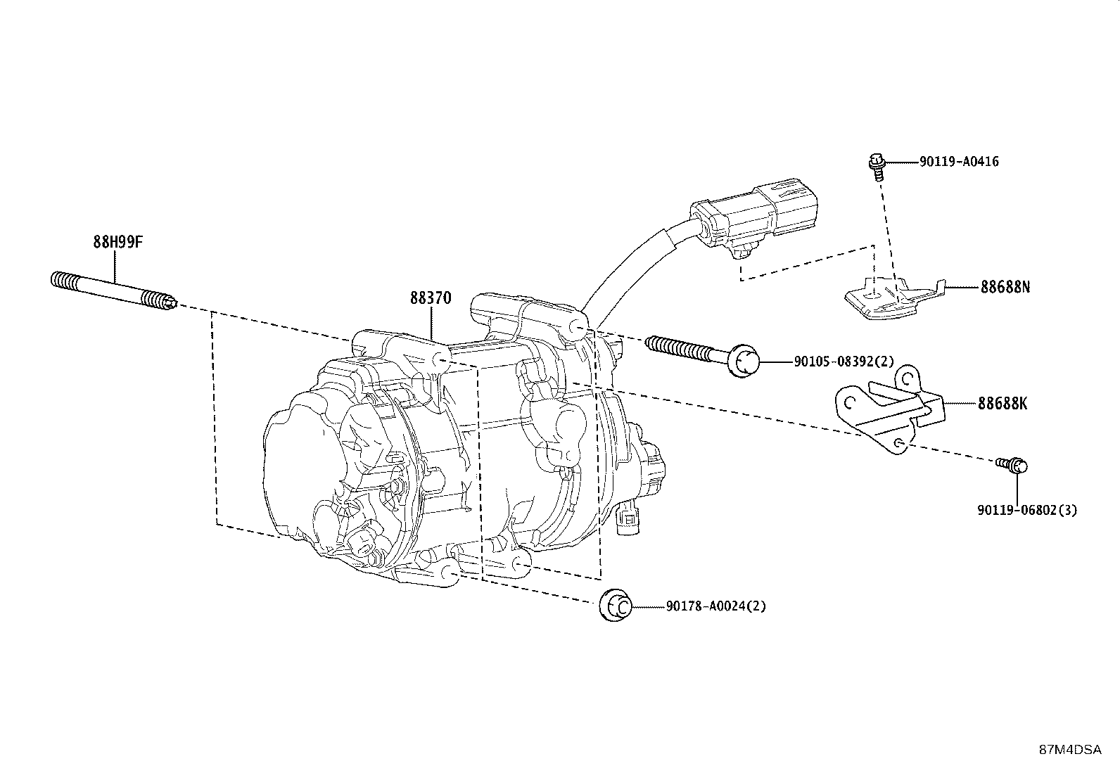 Thumbnail 2 for 88310-AK010