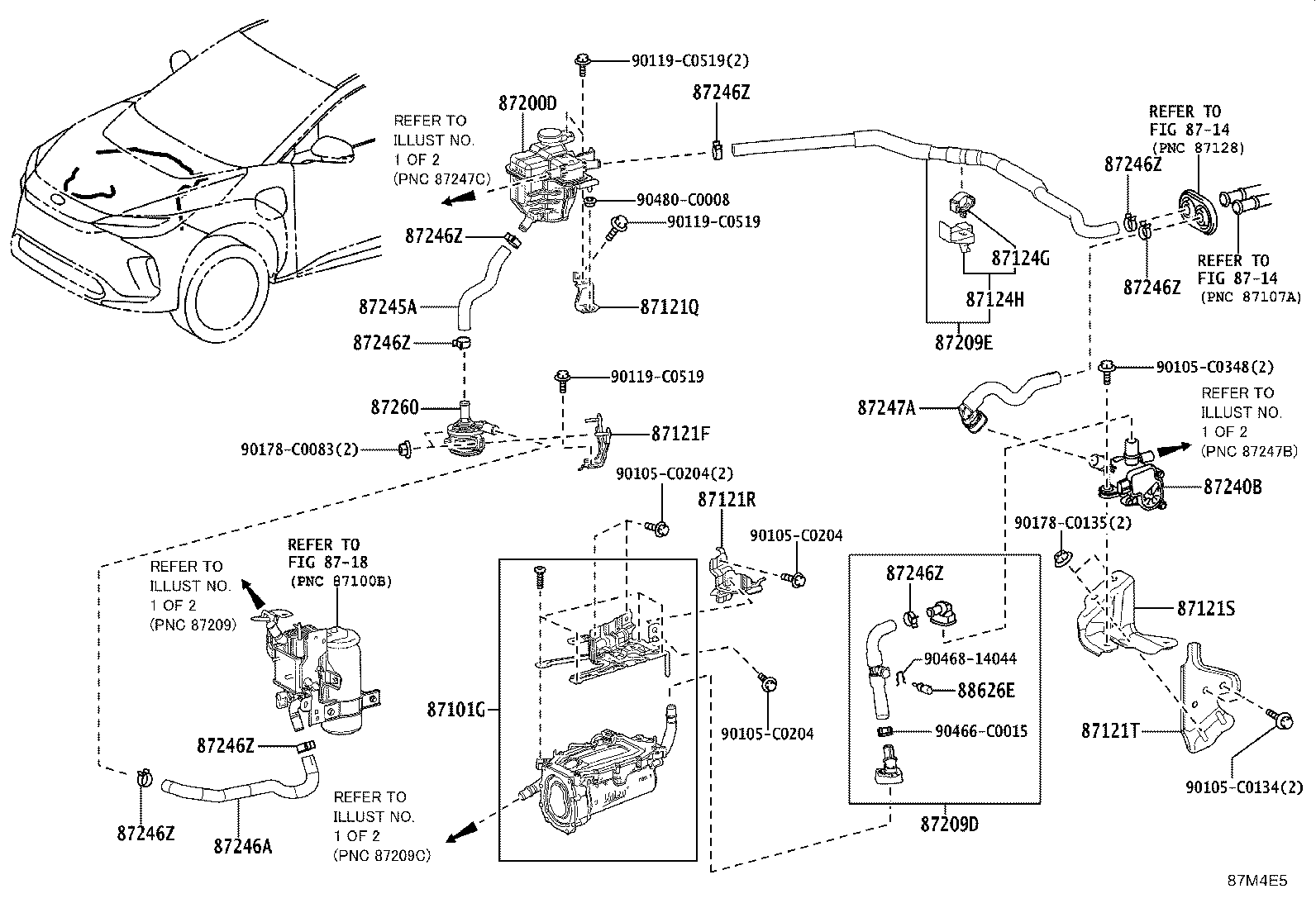 87240-0R010 VALVE ASSY, HEATER WATER product image