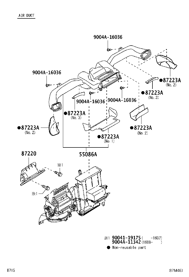 55909-BZ021 CABLE SUB-ASSY, AIRMIX DAMPER CONTROL product image