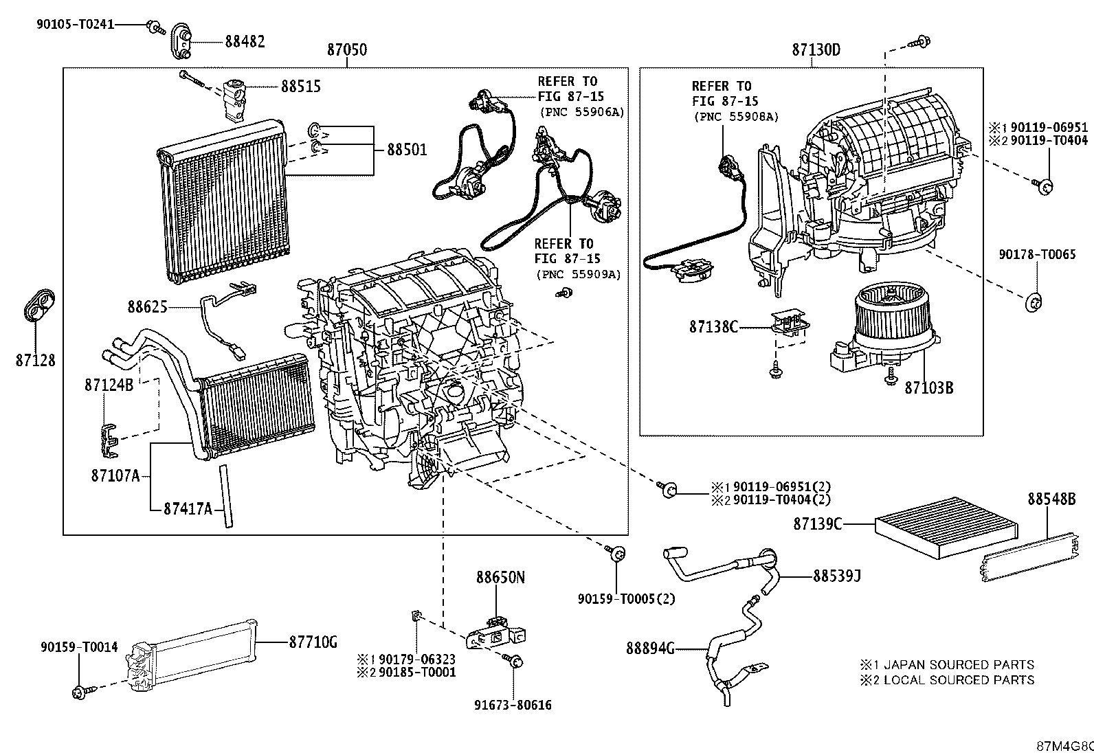88650-0KA90 AMPLIFIER ASSY, AIR CONDITIONER product image