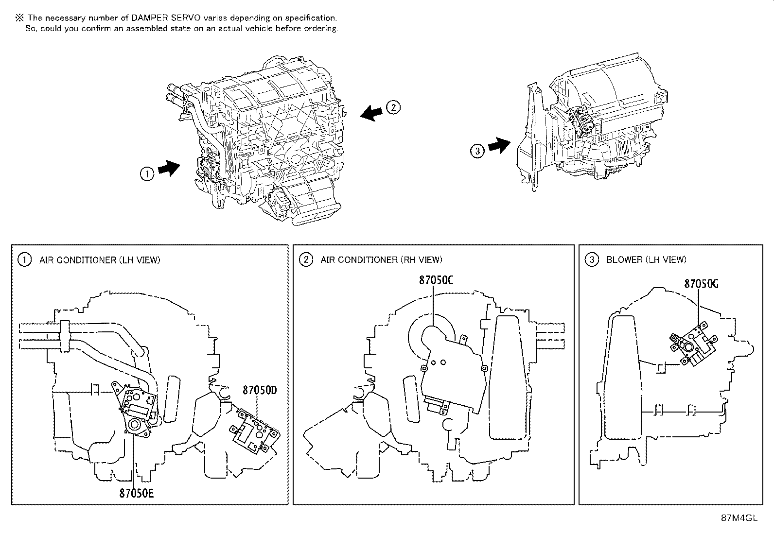 87103-0R050 MOTOR SUB-ASSY, BLOWER W/FAN product image