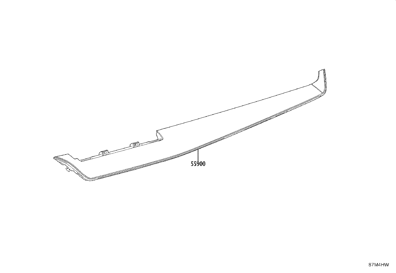 55844-06360 DUCT SUB-ASSY, HEATER TO REGISTER, NO.2 product image