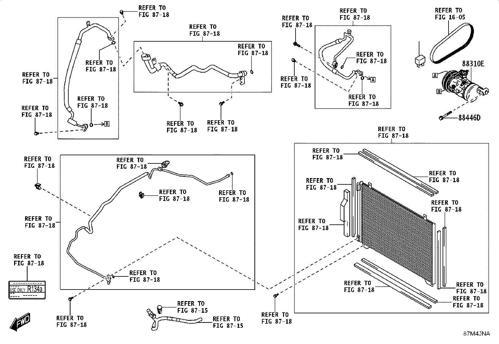 88688-WC012 BRACKET, COOLER COMPRESSOR product image