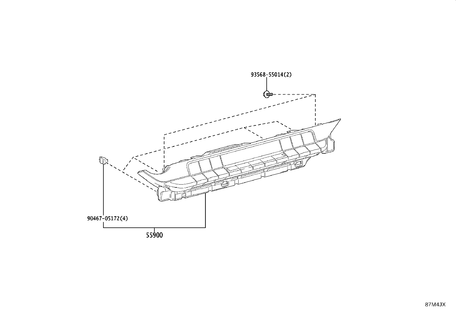 88734-30020 Toyota Reference Part product image