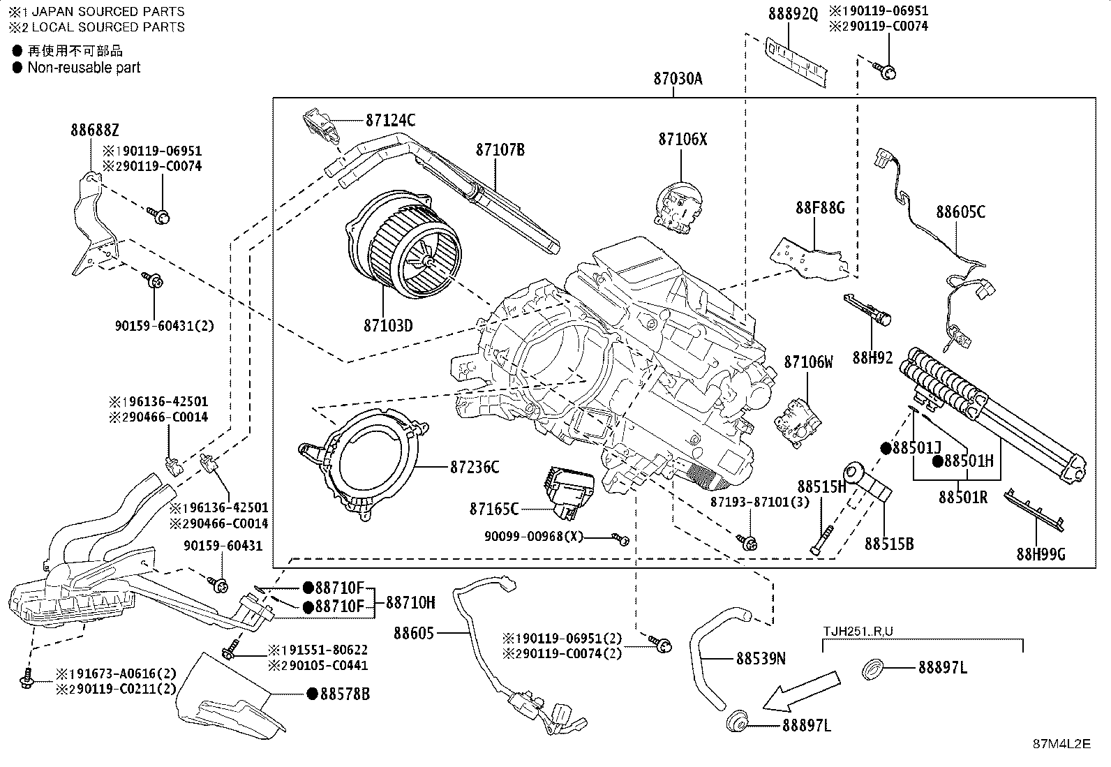 88515-0G050 VALVE, COOLER EXPANSION product image