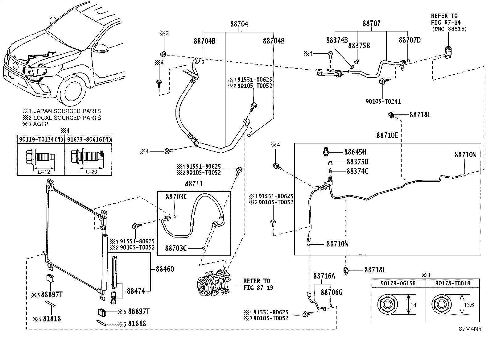 88460-0K890 CONDENSER ASSY, COOLER product image