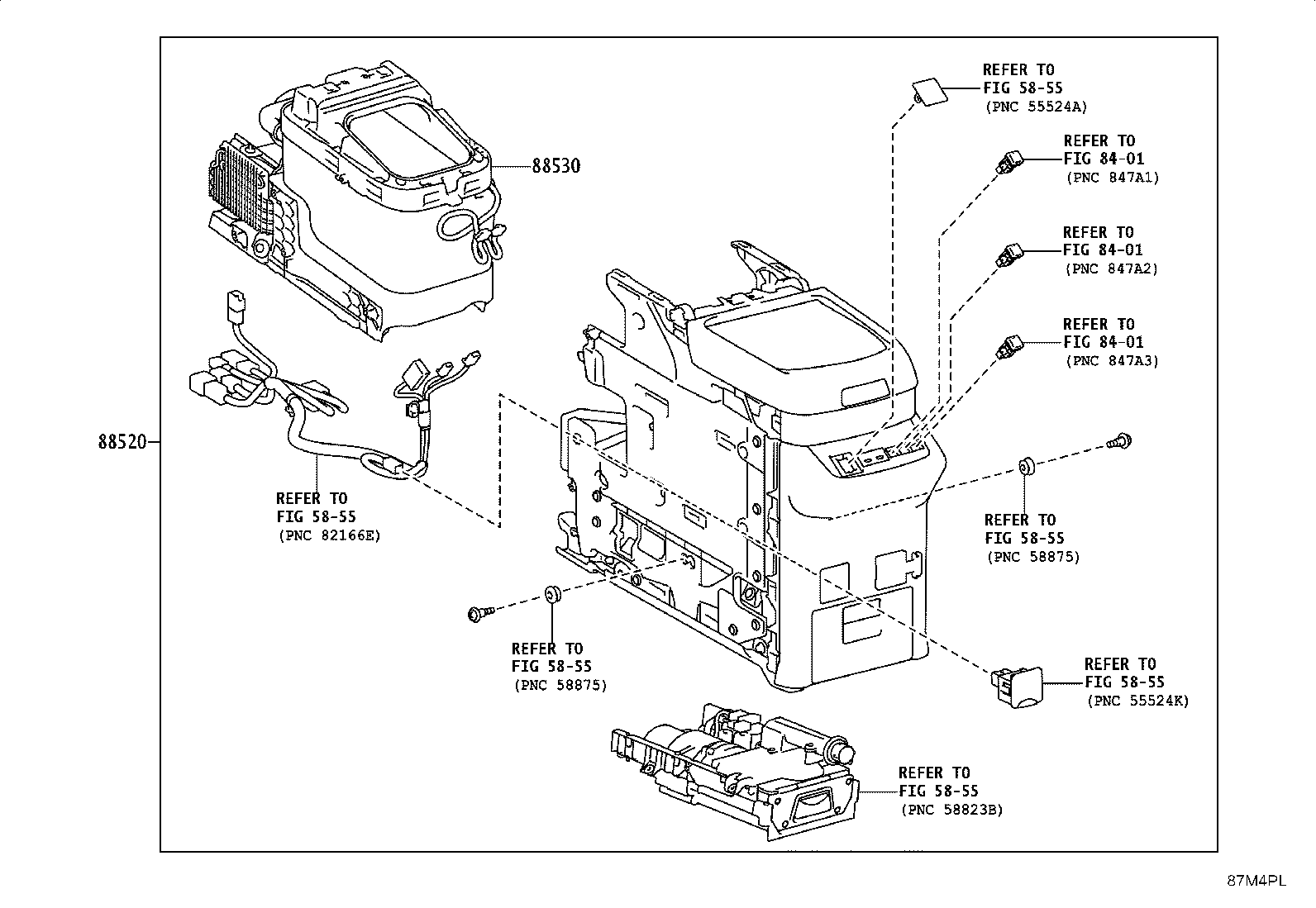 87121-08070 BRACKET, HEATER product image