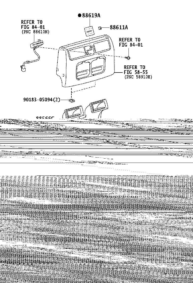 55844-37071 DUCT, HEATER TO REGISTER, NO.2 product image