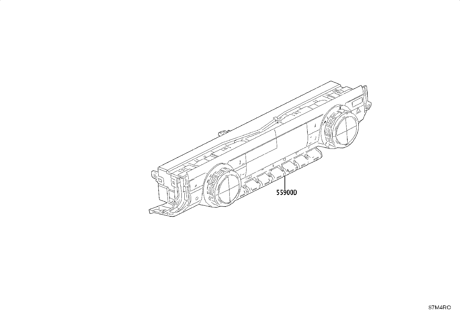55844-35110 DUCT, HEATER TO REGISTER, NO.2 product image