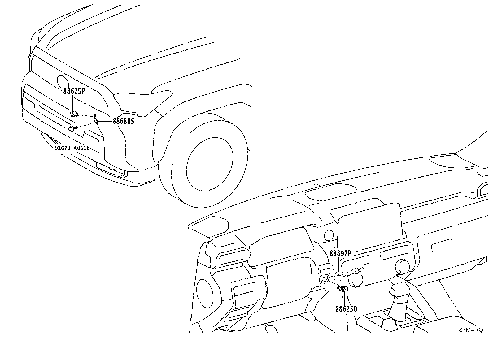 55844-35110 DUCT, HEATER TO REGISTER, NO.2 product image