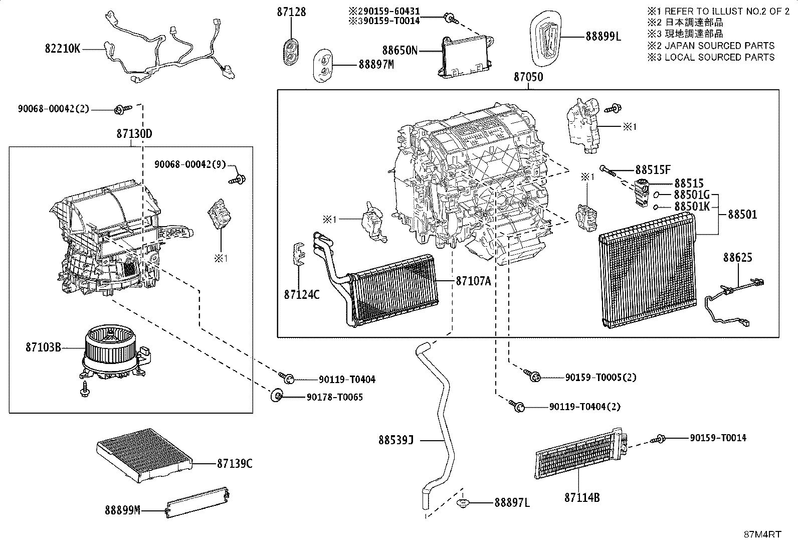 90068-14044 O-RING, COOLER EVAPORATOR NO.1(LIQUID) product image