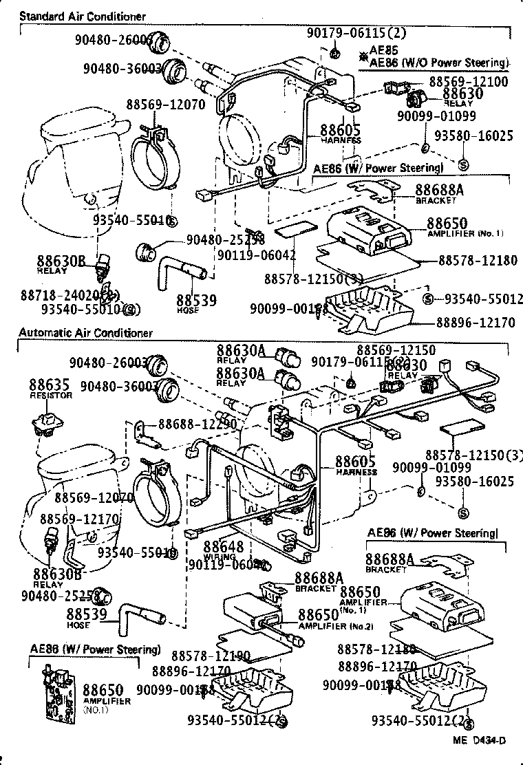 88605-12430 HARNESS SUB-ASSY, COOLER WIRING, NO.1 product image