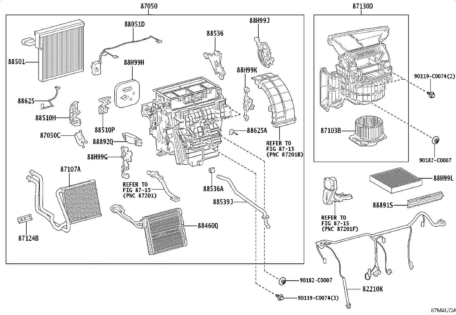 87050-03030 RADIATOR ASSY, AIR CONDITIONER product image