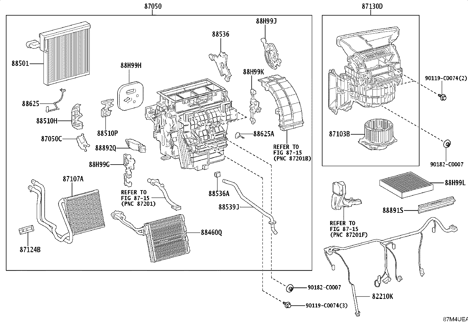 87050-03030 RADIATOR ASSY, AIR CONDITIONER product image