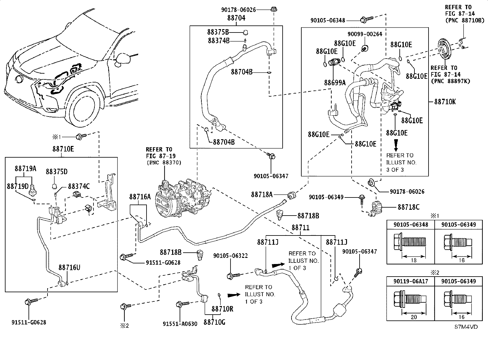 88704-60700 HOSE SUB-ASSY, SUCTION product image