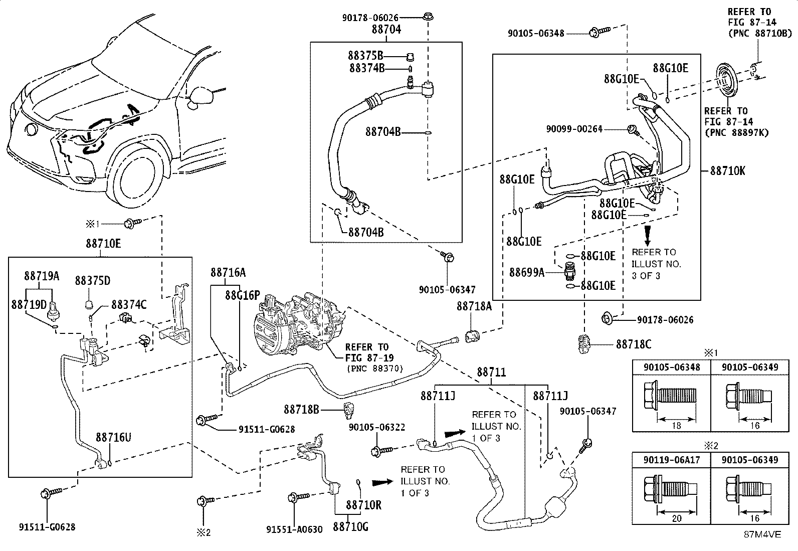 88704-60700 HOSE SUB-ASSY, SUCTION product image