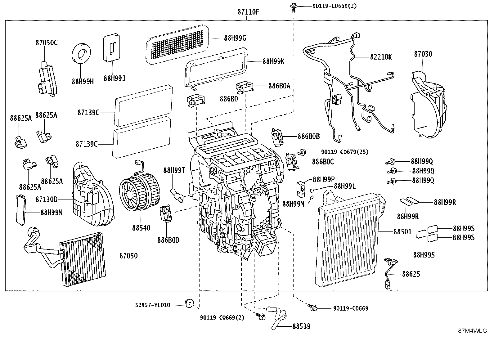87139-YL010 FILTER, CLEAN AIR product image