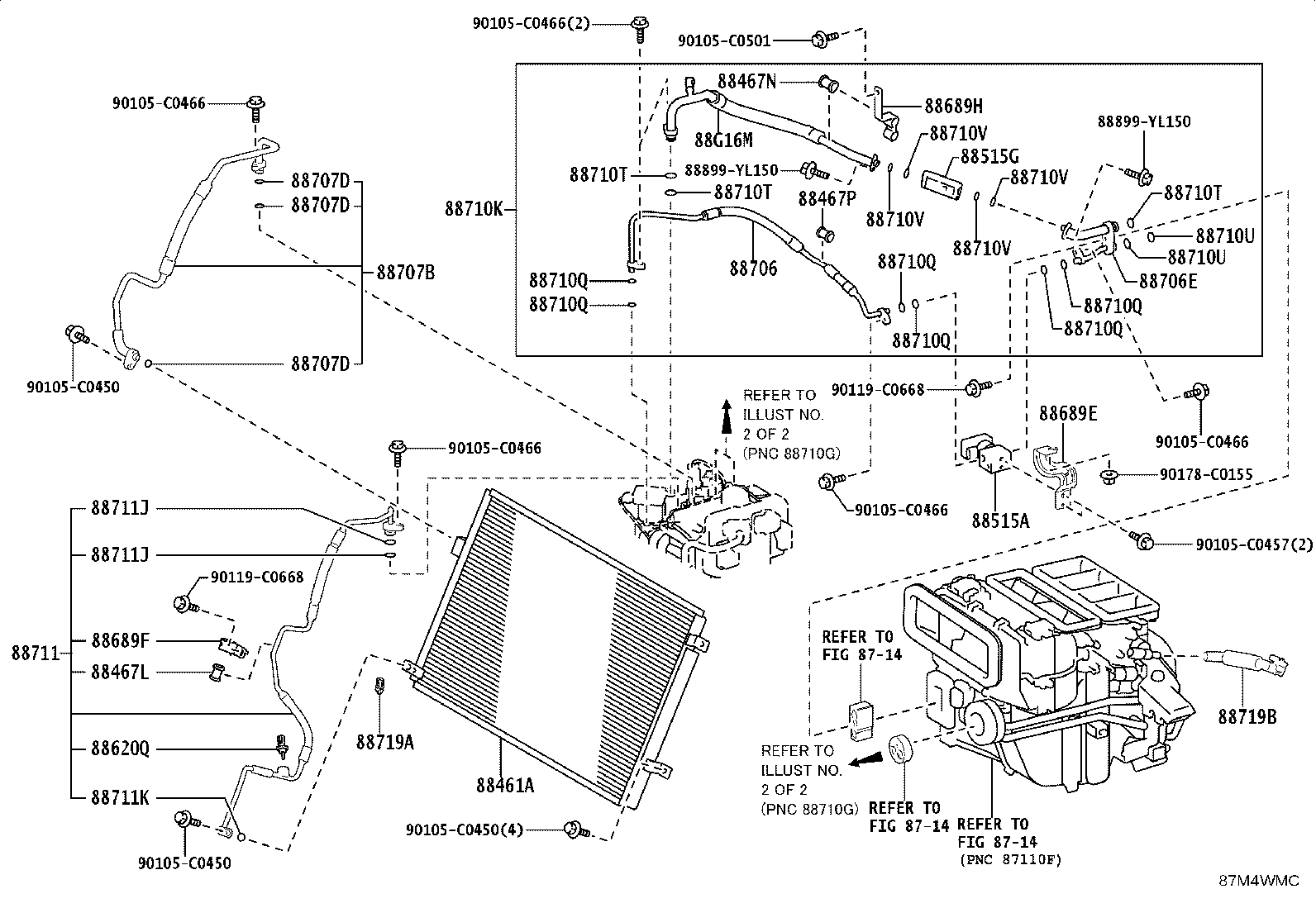 88720-YL010 TUBE & ACCESSORY ASSY, AIR CONDITIONER product image