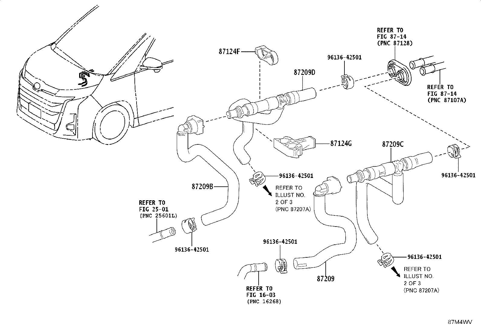 87245-V1010 HOSE, HEATER WATER, INLET product image