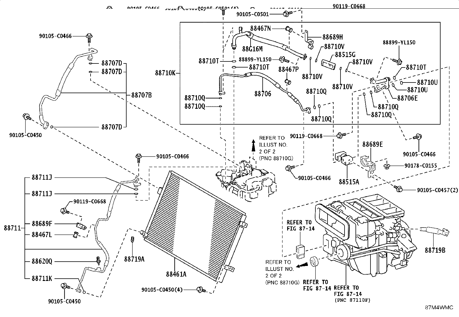 88720-YL010 TUBE & ACCESSORY ASSY, AIR CONDITIONER product image