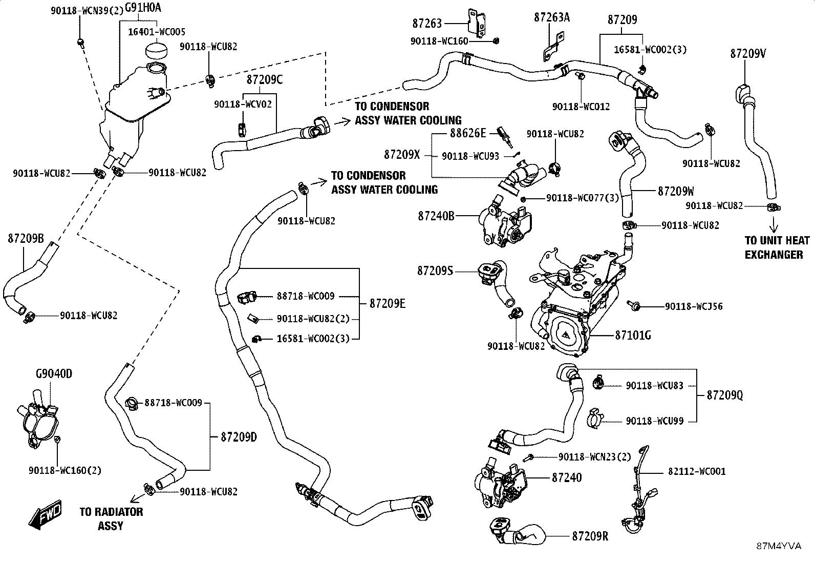 16342-WC002 VALVE ASSY, HEATER WATER product image