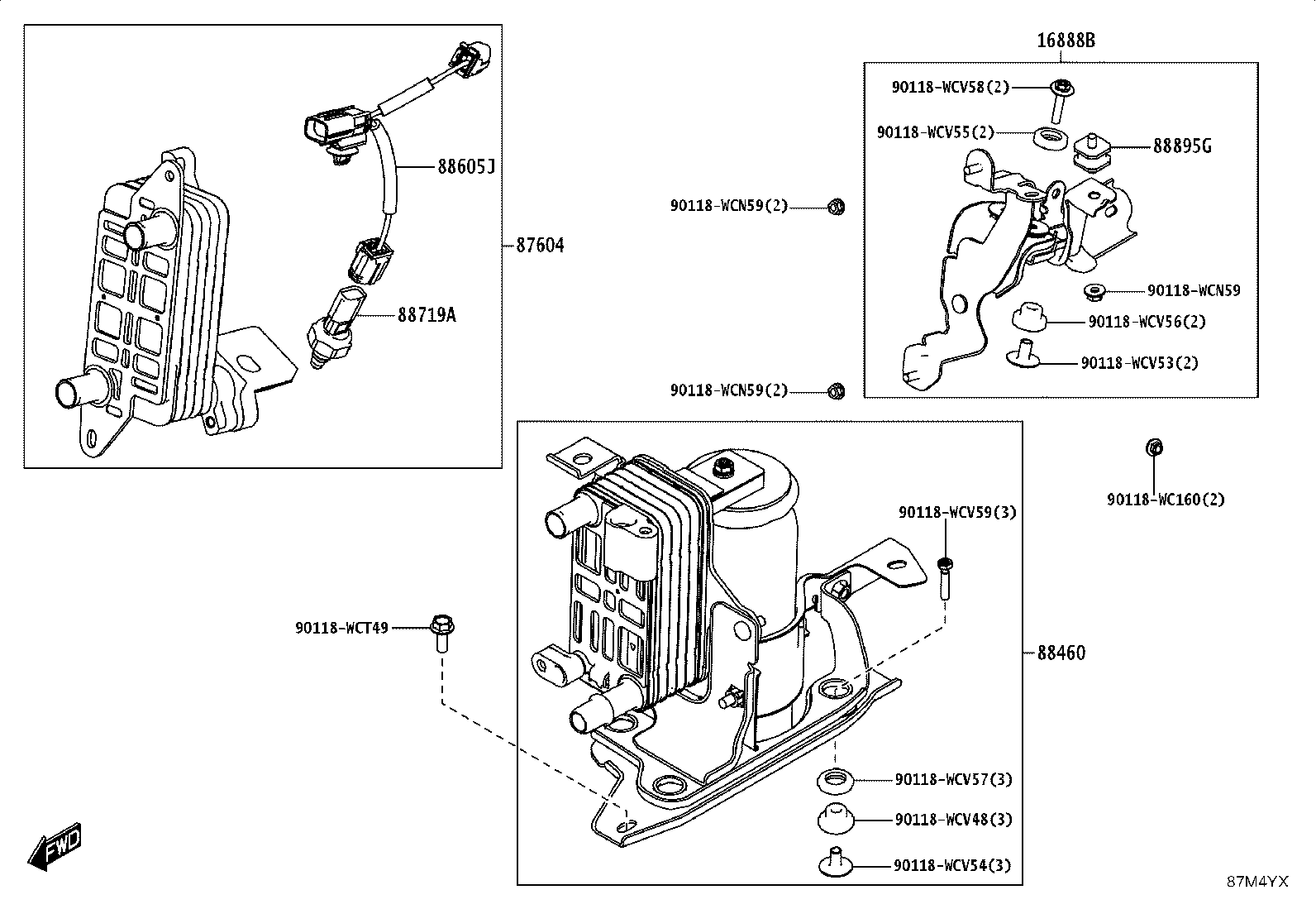 77249-WC006 HOSE, COOLER REFRIGERANT DISCHARGE, NO.2 product image