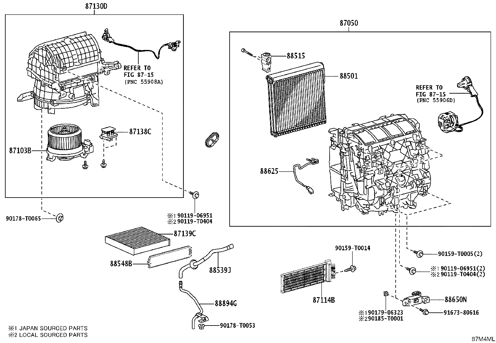 88515-0K720 VALVE, COOLER EXPANSION product image