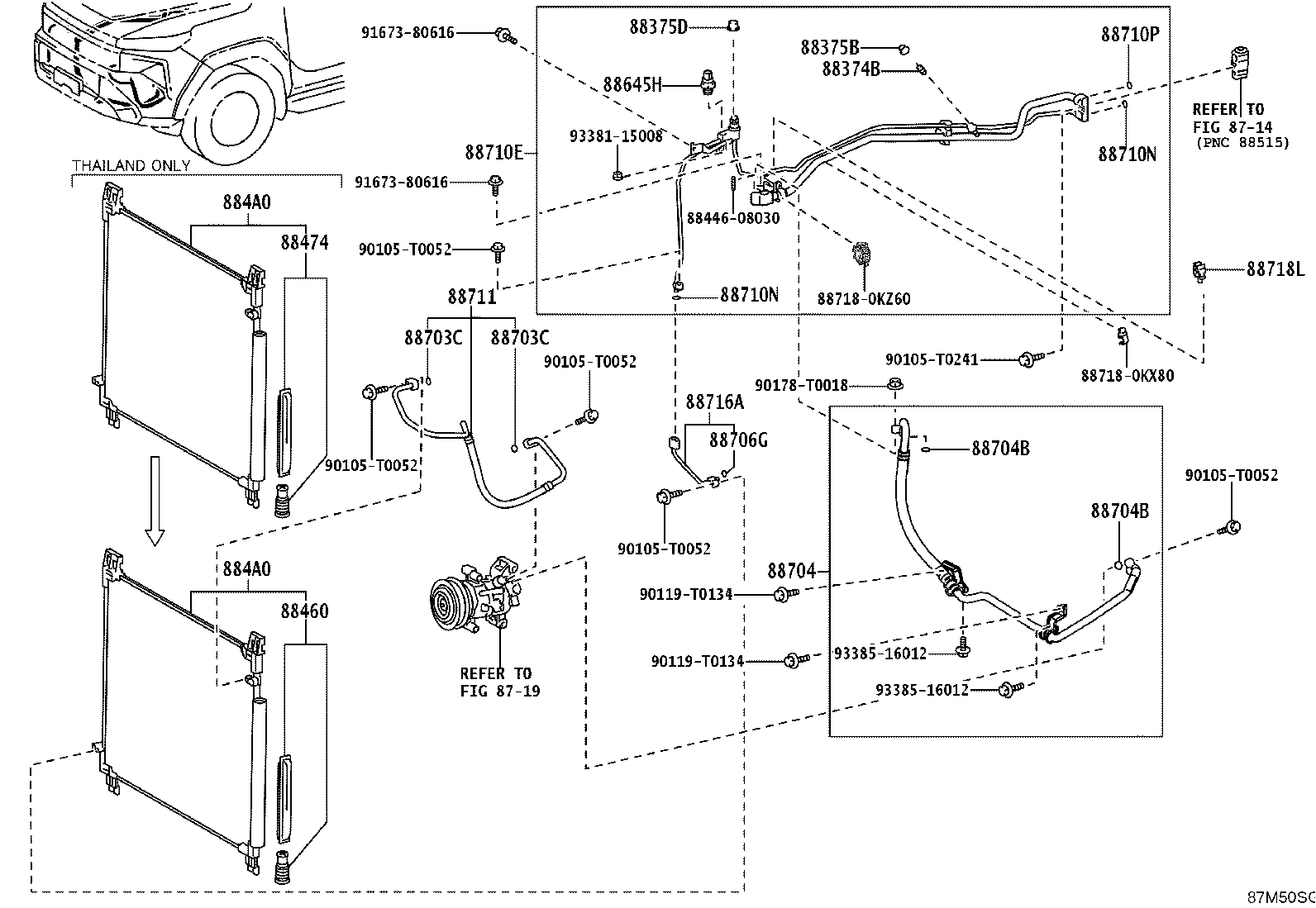 88710-F0330 TUBE & ACCESSORY ASSY, AIR CONDITIONER product image
