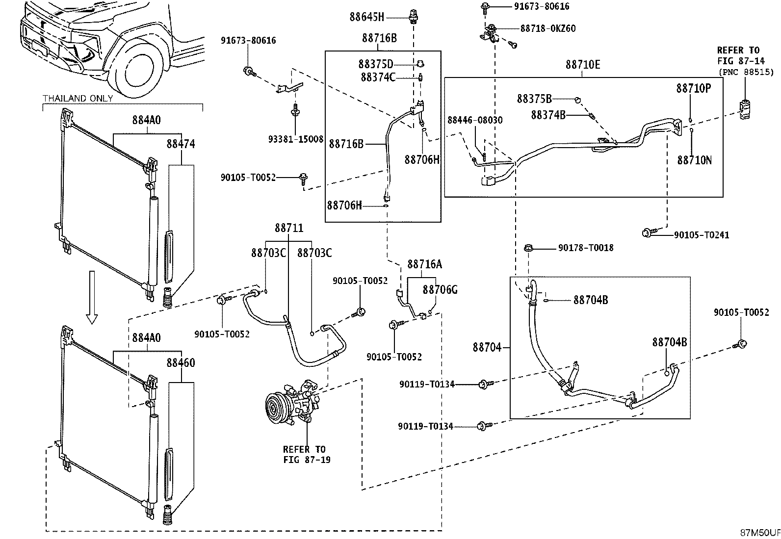 88710-F0330 TUBE & ACCESSORY ASSY, AIR CONDITIONER product image
