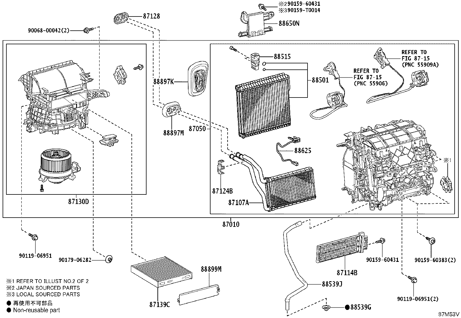 87103-0A030 MOTOR SUB-ASSY, BLOWER W/FAN product image