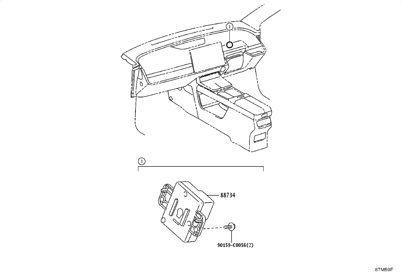 87201-YL080 DUCT SUB-ASSY, AIR, NO.2 product image