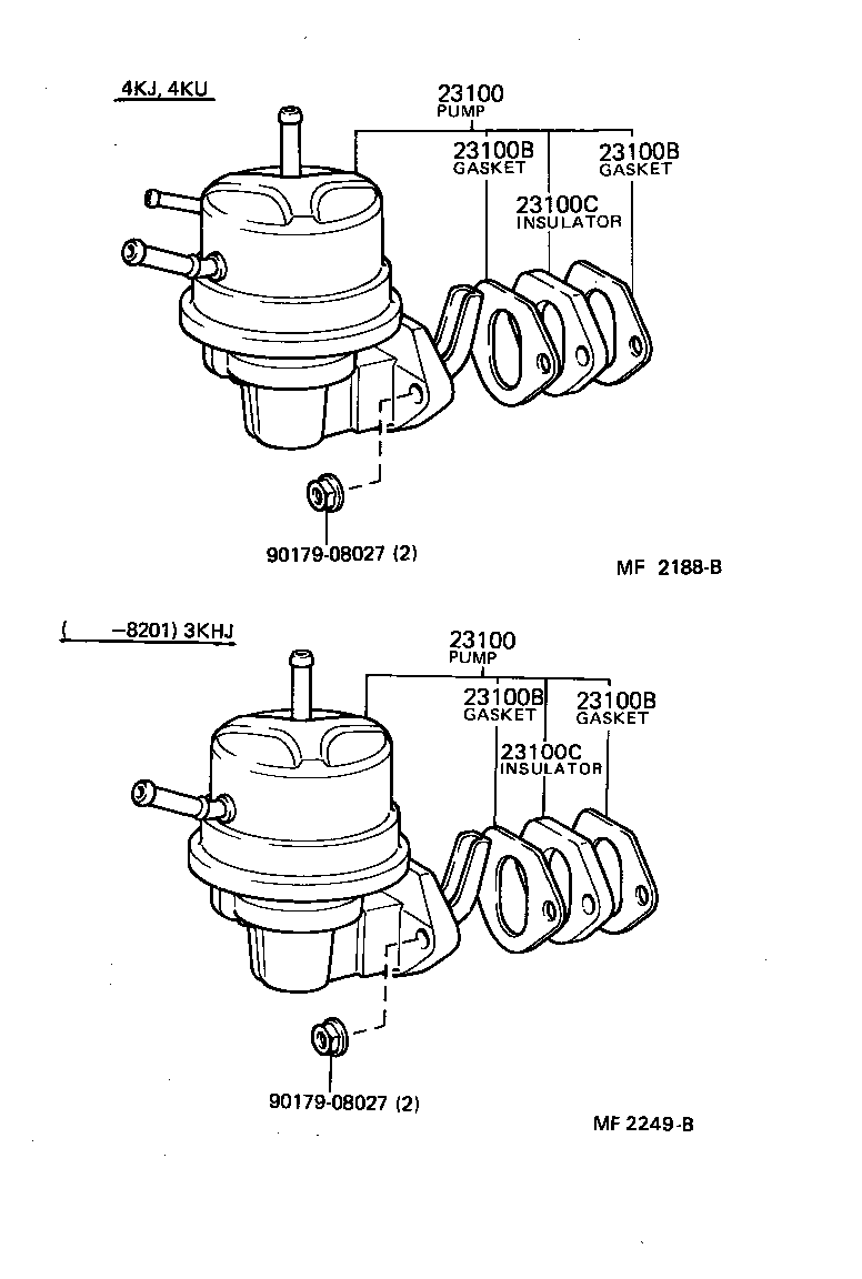 23100-19205 PUMP ASSY, FUEL product image