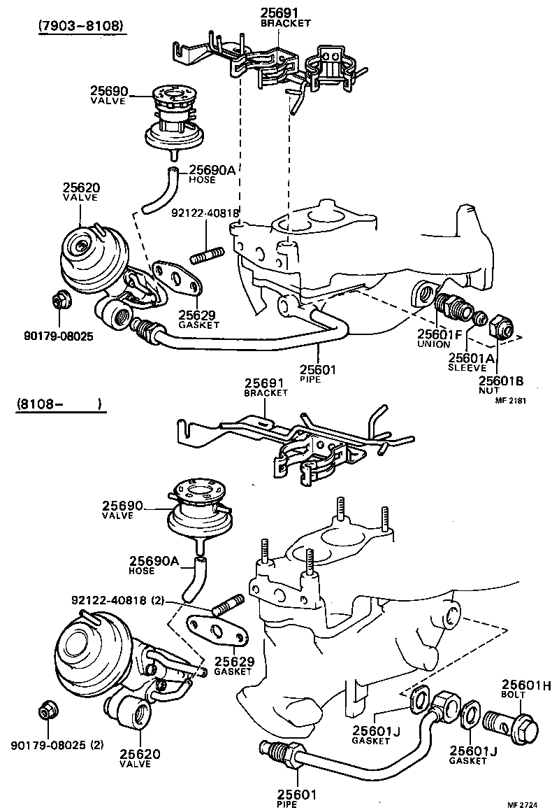 25630-27060 VALVE ASSY, EGR, NO.2 product image