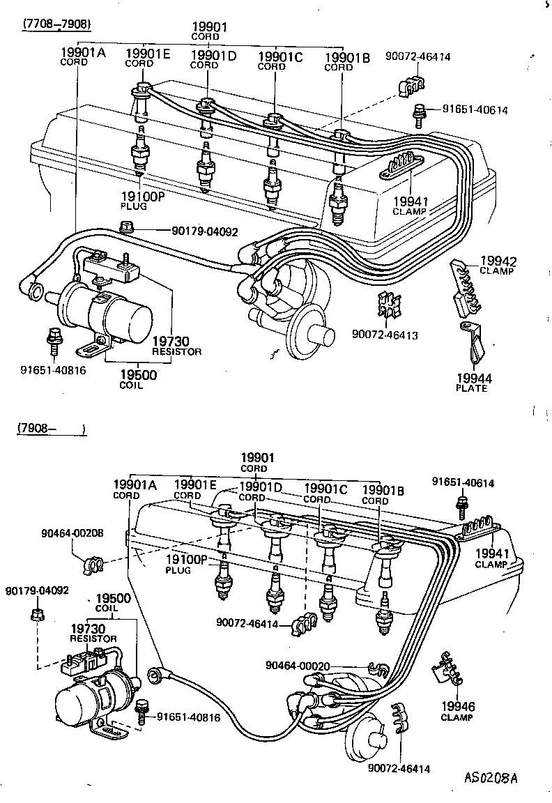 19941-88210 CLAMP, RESISTIVE CORD, NO.1 product image
