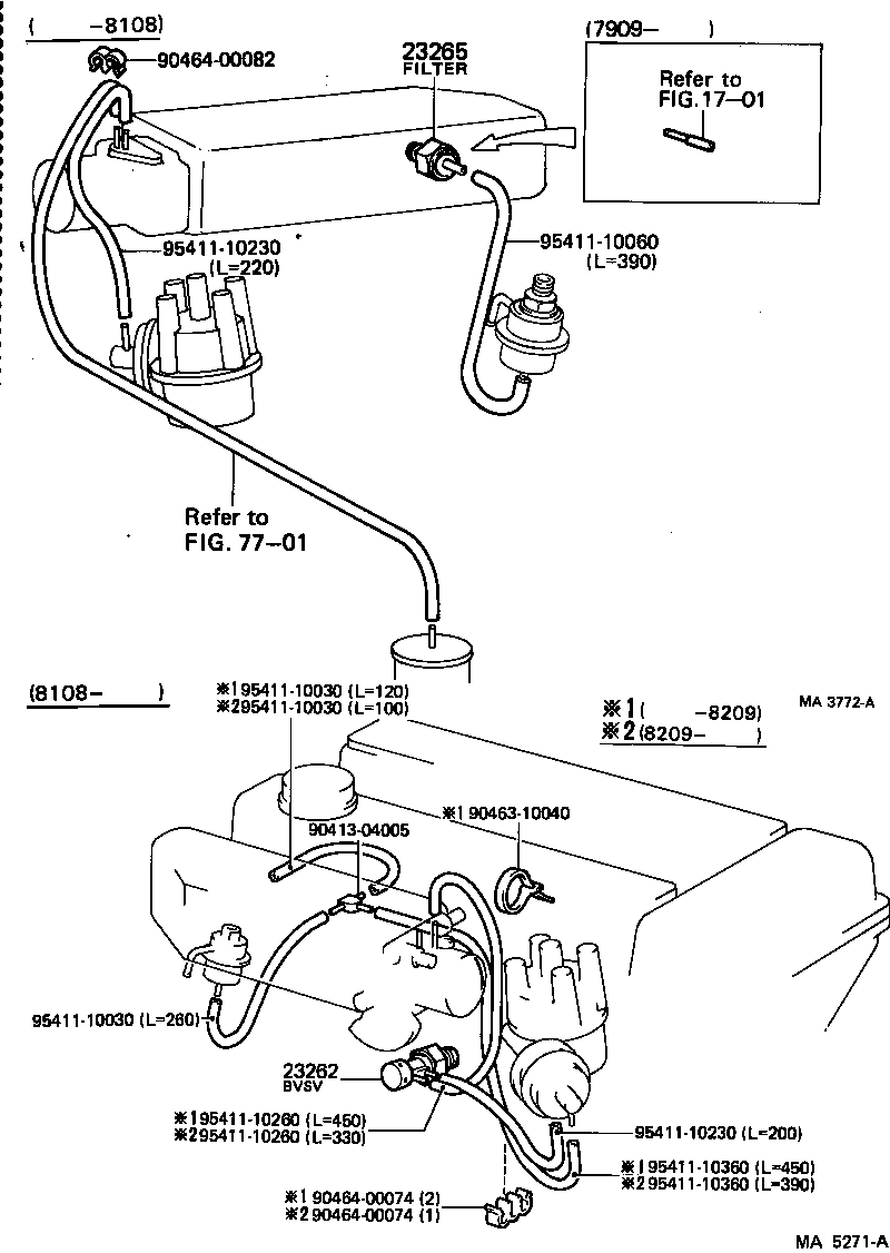 25820-34020 VALVE, BIMETAL VACUUM SWITCHING, NO.1 product image