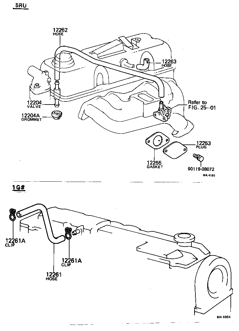 12204-41020 VALVE SUB-ASSY, VENTILATION product image