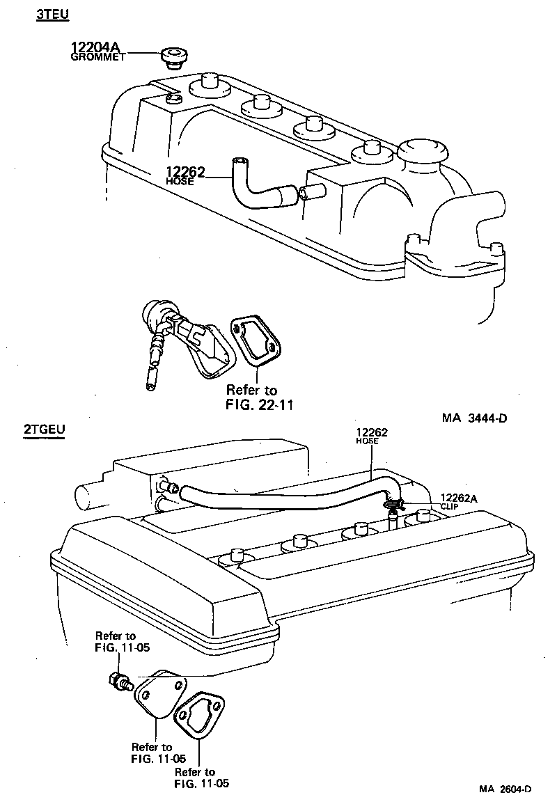 12261-88270 HOSE, VENTILATION, NO.3 product image