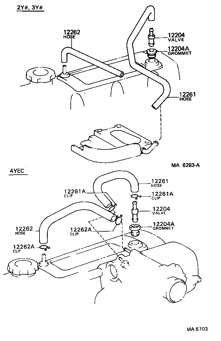 12262-73010 HOSE, VENTILATION, NO.2 product image