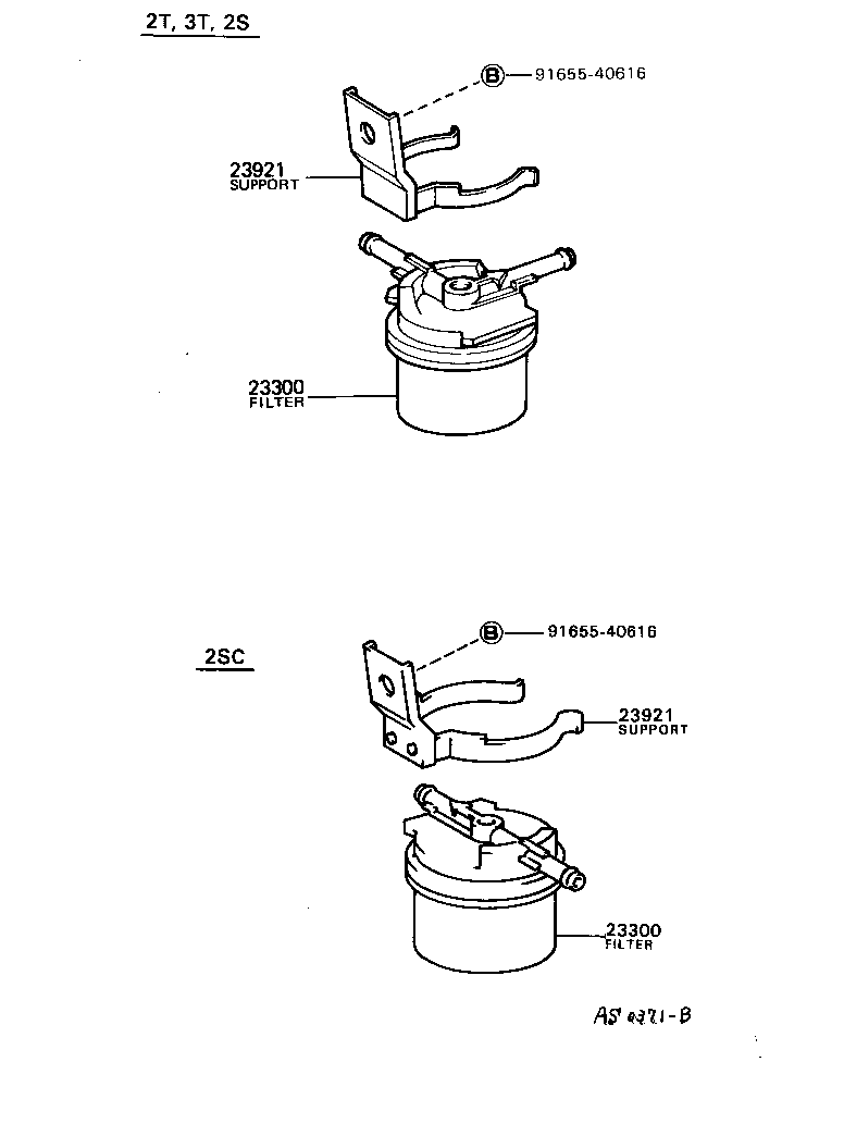 23301-64050 CAP ASSY, FUEL FILTER product image
