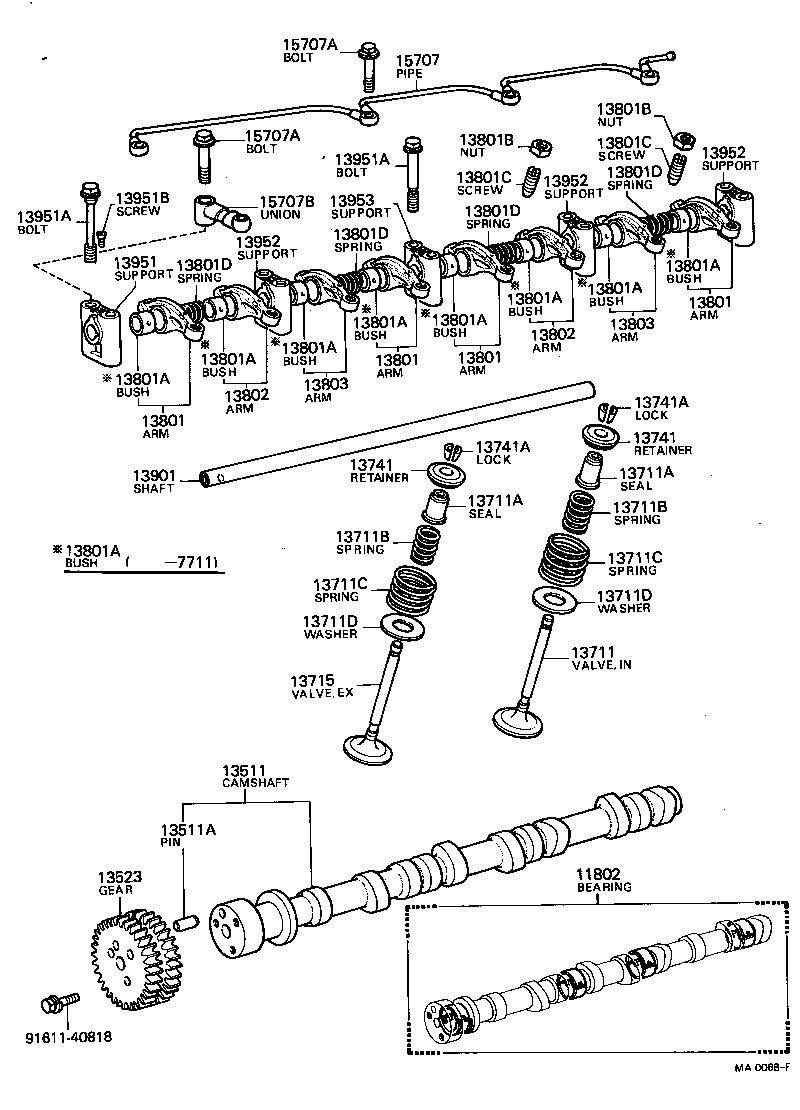 13501-45020 CAMSHAFT product image