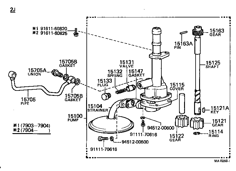 15012-44030 COVER, OIL PUMP product image
