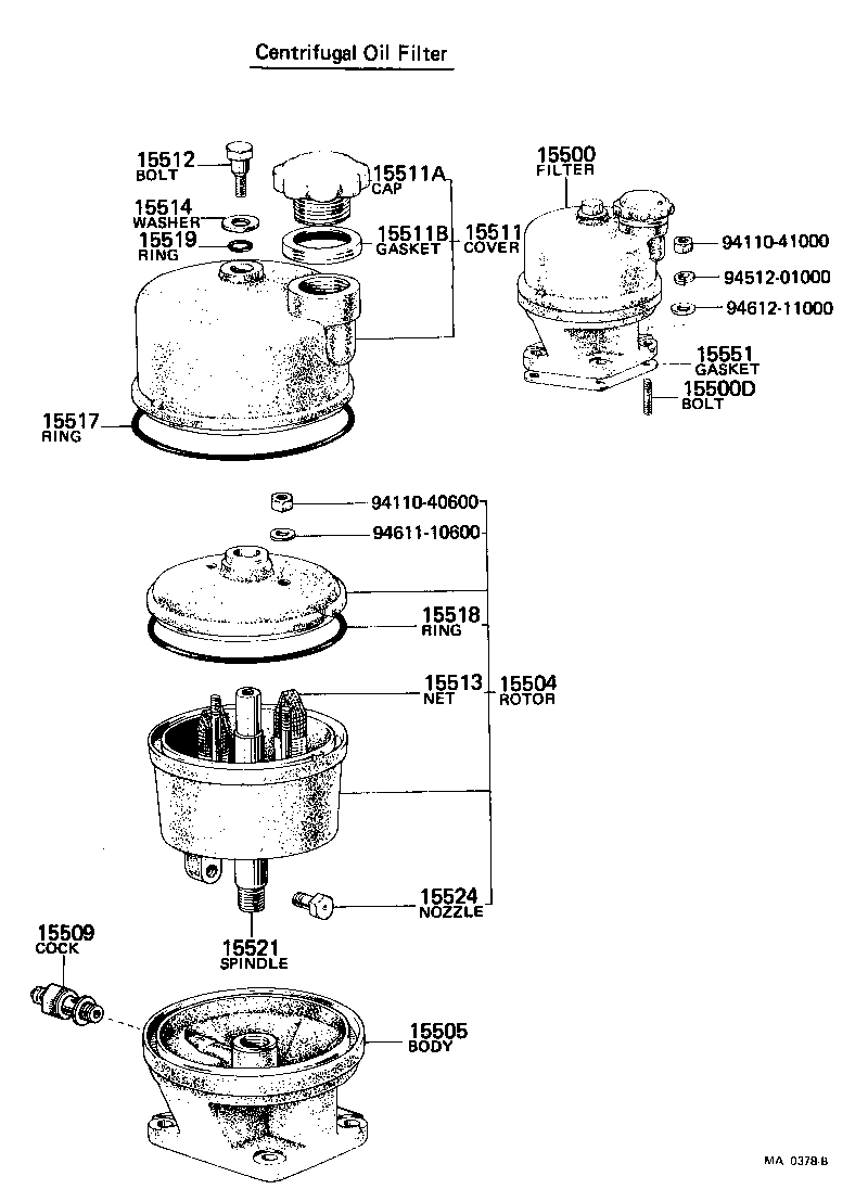 04152-60060 FILTER SUB-ASSY, OIL product image