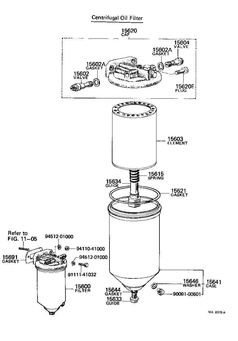 04152-60060 FILTER SUB-ASSY, OIL product image