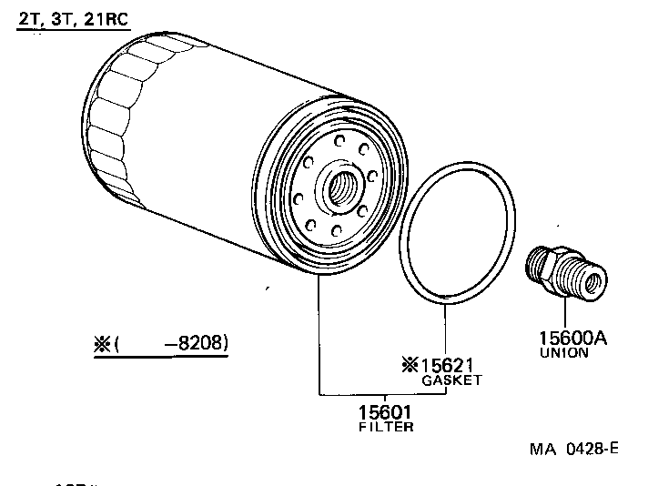 15609-31030 BRACKET SUB-ASSY, OIL FILTER product image