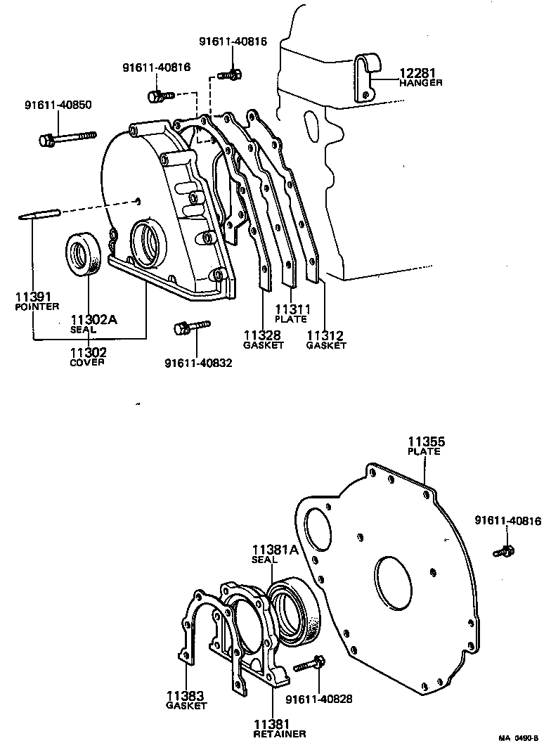 11345-48010 BEARING, INJECTION PUMP GEAR THRUST product image