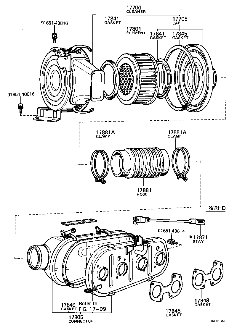 17841-24011 GASKET, FILTER ELEMENT product image