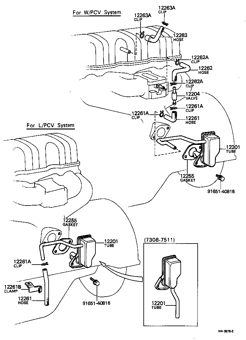 12251-48011 CLIP OR CLAMP(FOR VENTILATION HOSE) product image