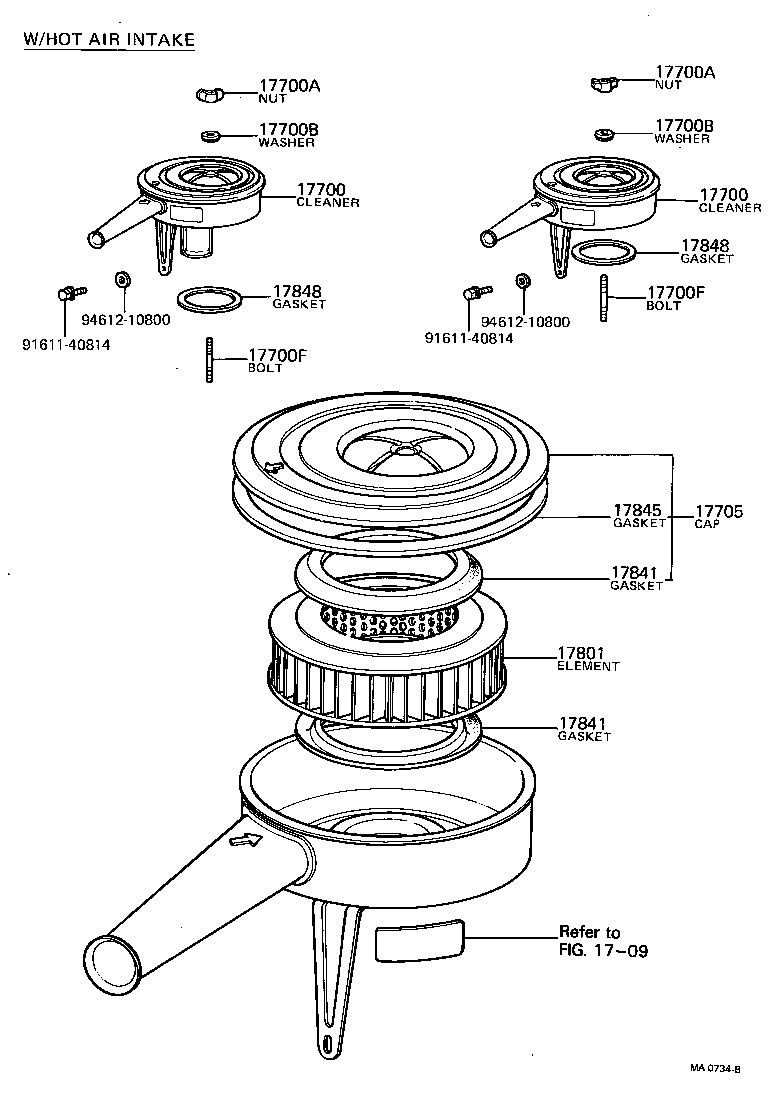 17841-24020 GASKET, FILTER ELEMENT product image